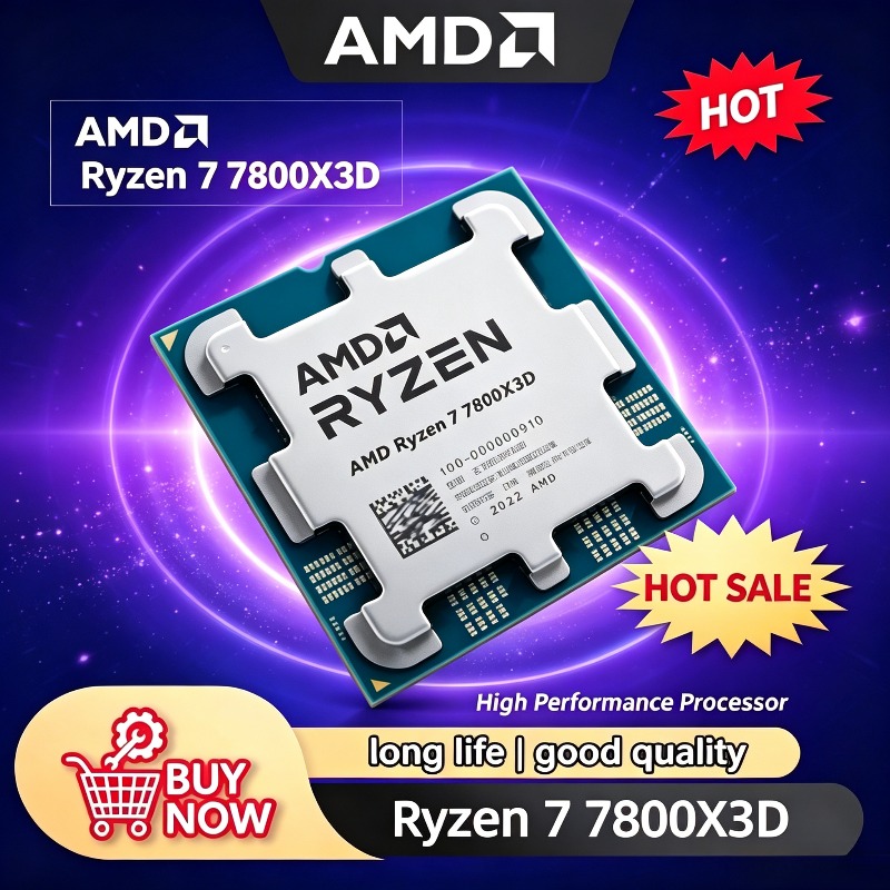 Amd Cpu Ryzen 7 - AMD R7 7800X3D CPU 8コア16スレッド、4.2GHz AM5ソケット、5nmプロセス、96MB