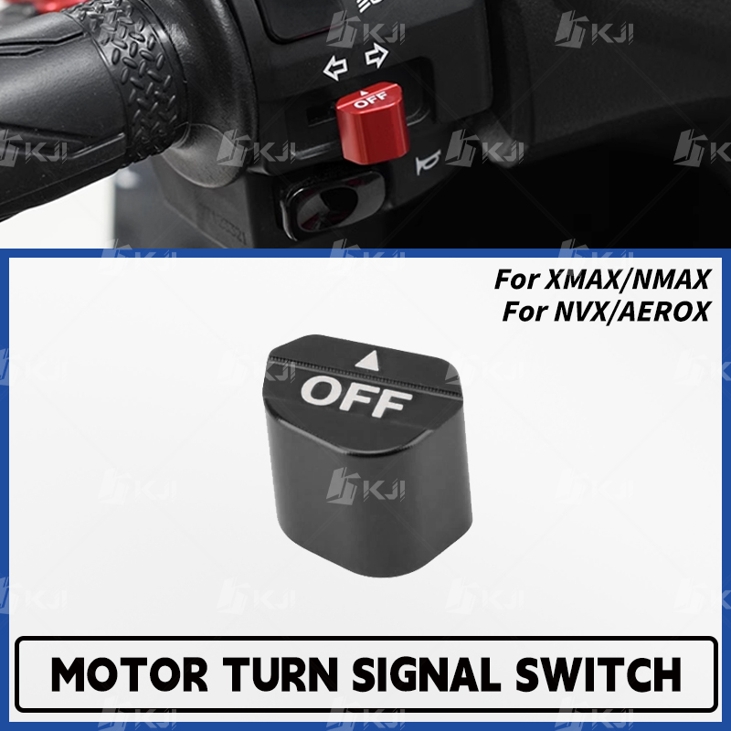 Tech Lighting Accessories - ヤマハ XMAX/NMAX/NVX/AEROX 300/250/160/155/125/TECH MAX/TURBO/NEO ターンシグナルライトボタンスイッチカバーキャップアクセサリーパーツ