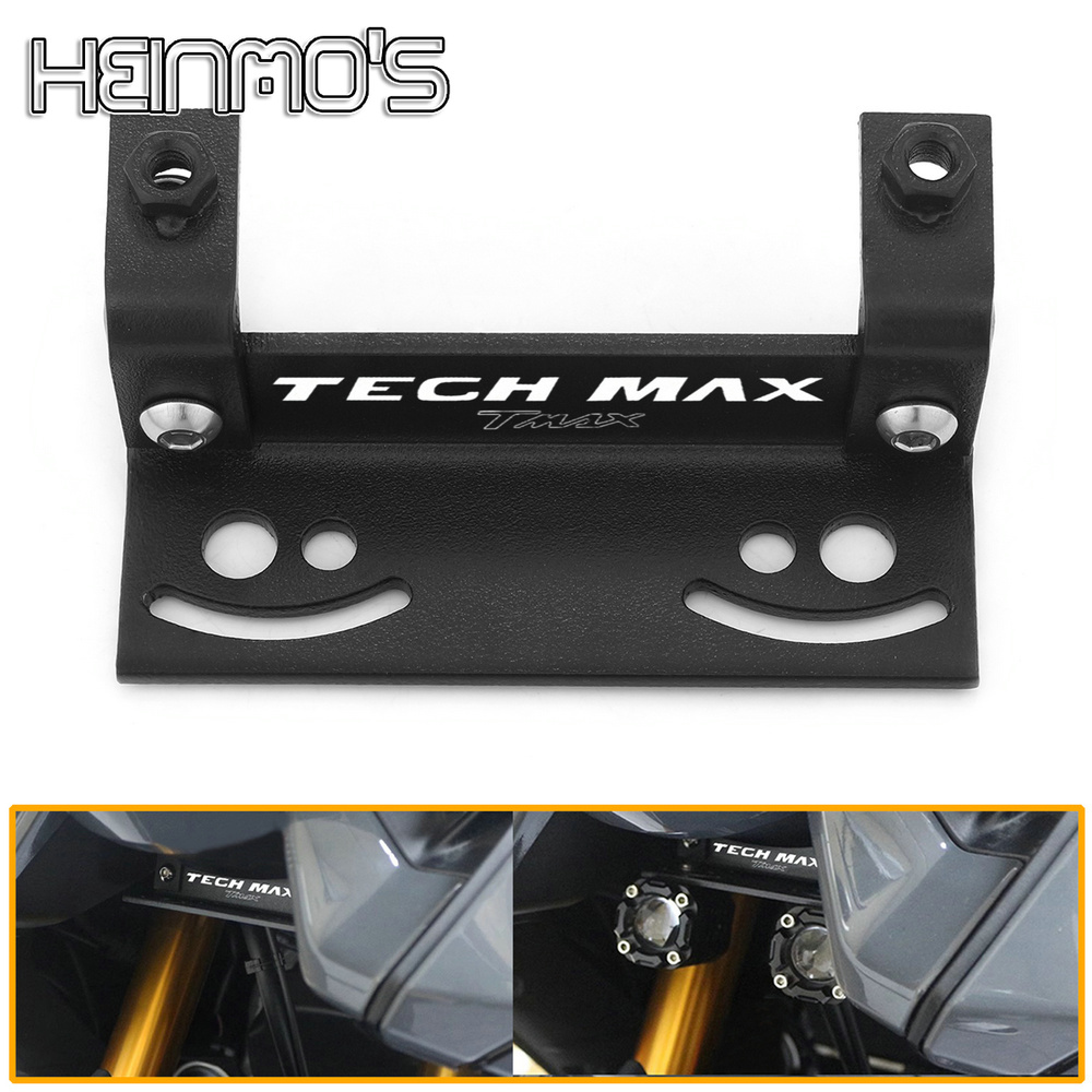 Tech Lighting Accessories - オートバイアクセサリースポットライトブラケットホルダーライトマウントスポットライトブラケットヤマハ TMAX560 テックマックス Tmax 560 2022