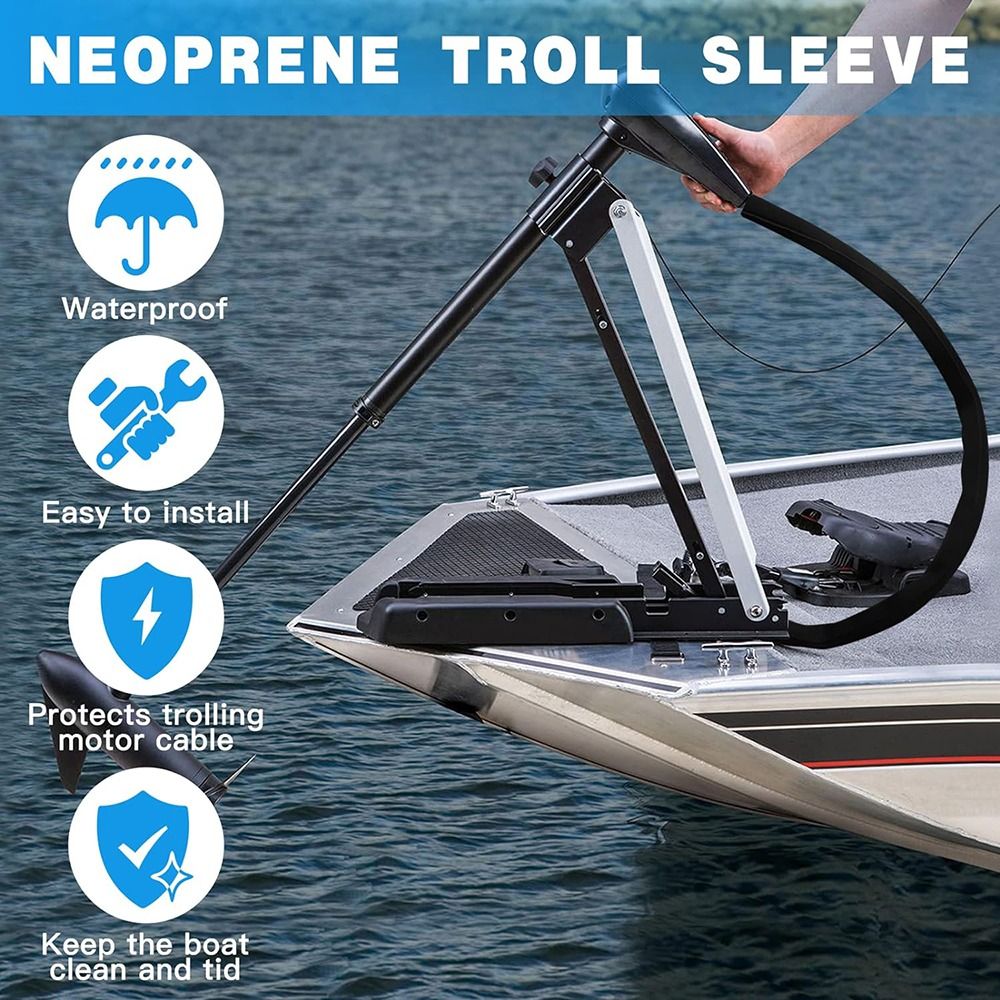トローリング モーター ケーブル オーガナイザー スリーブ、 - Cable Sleeve Neoprene のレビューと価格