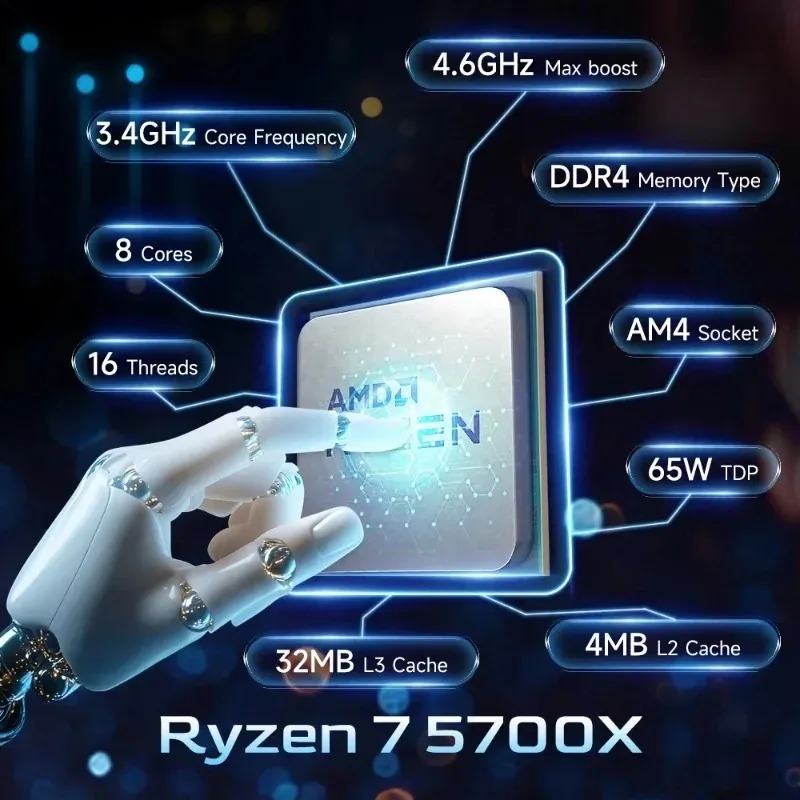 AMD Ryzen 7 5700X アンロック済みデスクトッ - Amd Cpu Ryzen 7 のレビューと価格