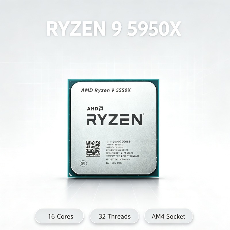 デスクトップコンポーネント CPU AMD R9 5950X - Amd Cpu Ryzen 9 のレビューと価格