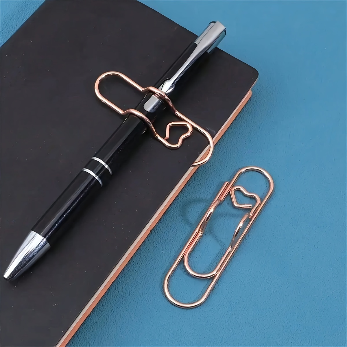 3個入りマルチカラーメタルペンクリップ、新しいデザインのノー - Tech Accessories For Office のレビューと価格