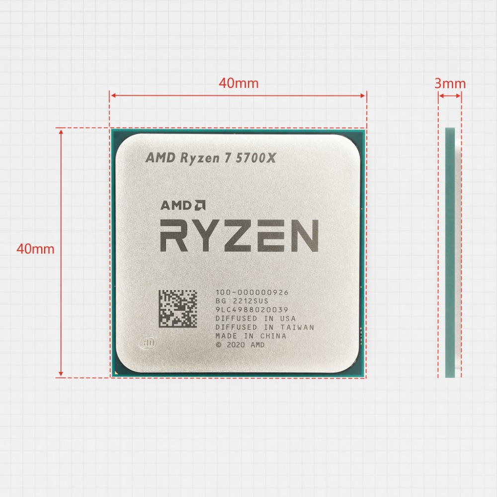 7NM AMD Ryzen 7 5700X AM4 CPU  - Amd Cpu Ryzen 7 のレビューと価格