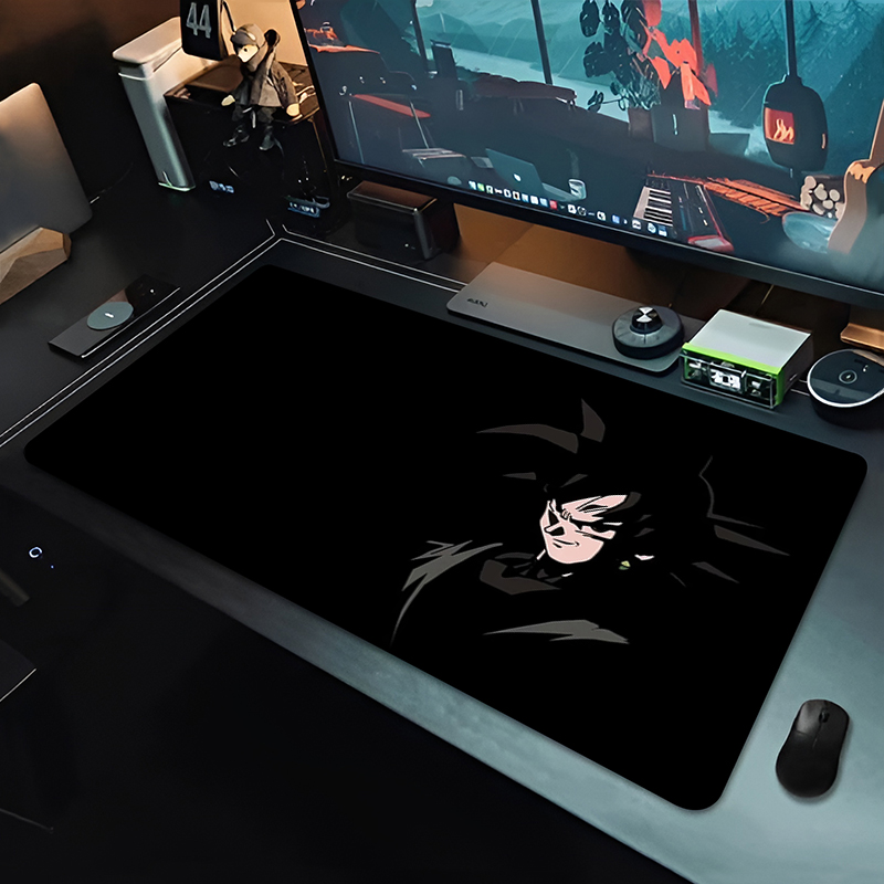 DBZ ブラックアニメマウスパッドドラゴンボール大型 PC  - Tech Accessories For Desk のレビューと価格