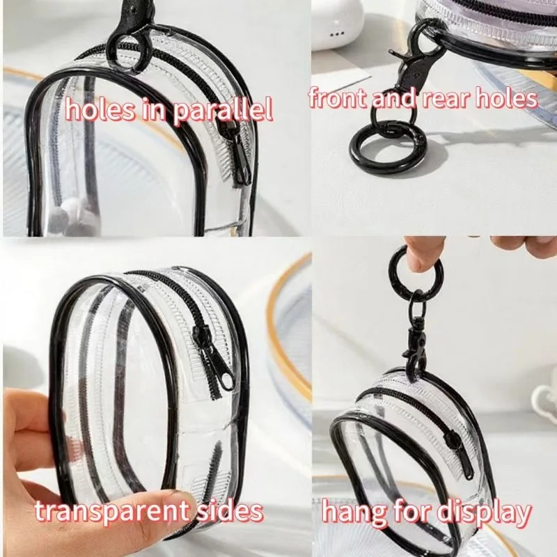 携帯用防水データケーブル収納バッグ 透明PVC多機能オーガナ - Travel Cable Organizer のレビューと価格