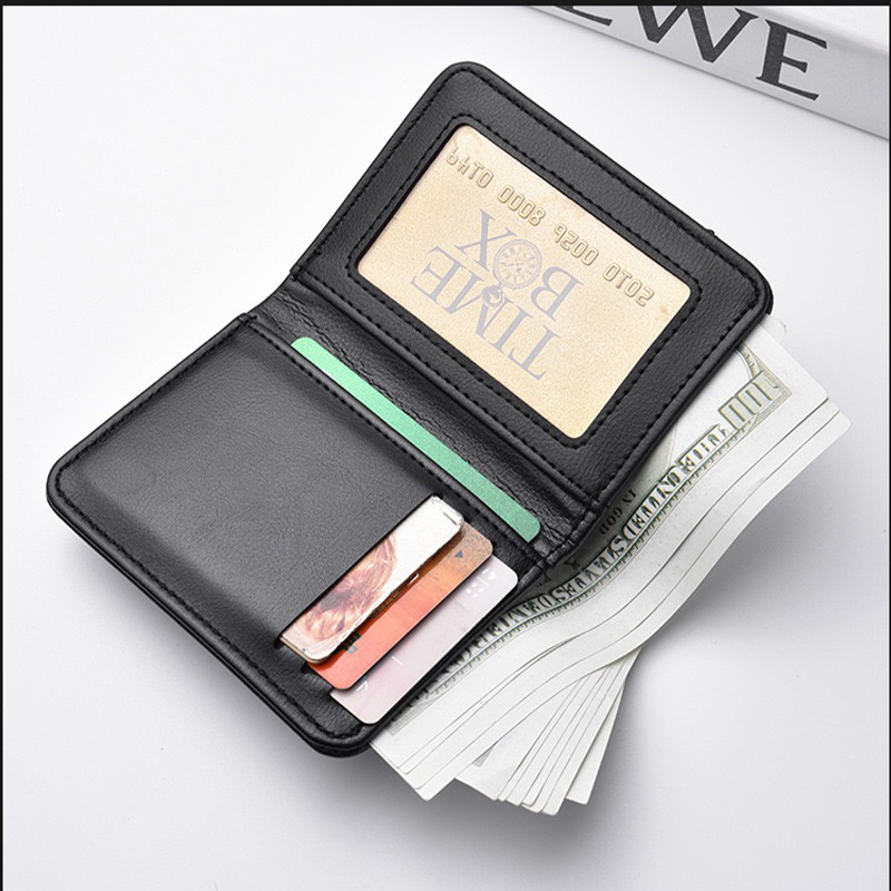 レザー超薄型ミニ PU カーボンファイバークレジットカードホ - Tech Accessories For Car のレビューと価格