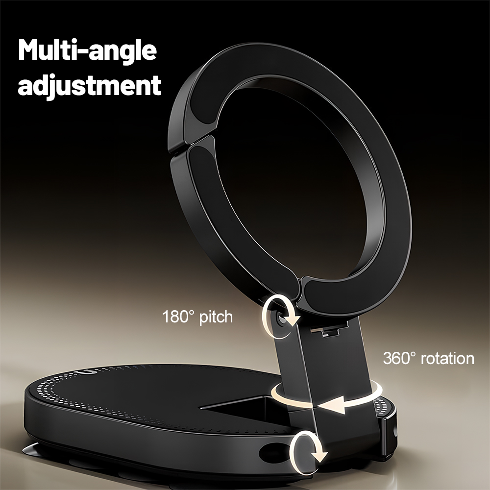 360 °   回転式3-in-1吸盤式マグネット携帯ホルダ - Travel Cable Organizer のレビューと価格