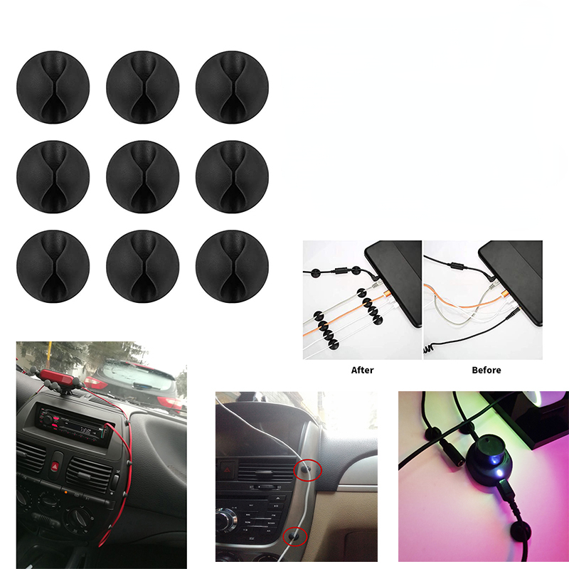 高品質の車のワイヤータイクリップ,固定ケーブルオーガナイザー - Tech Accessories For Car のレビューと価格