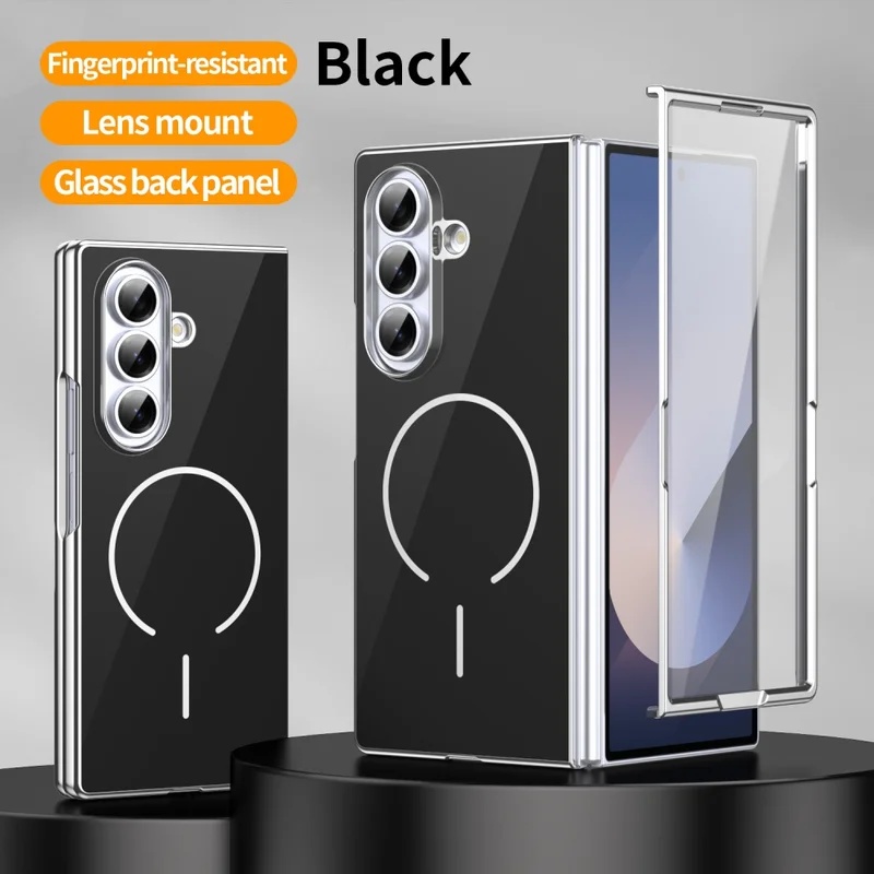 ガラス製マグネット式折りたたみスマホケース Samsung  - Tech Accessories Business のレビューと価格