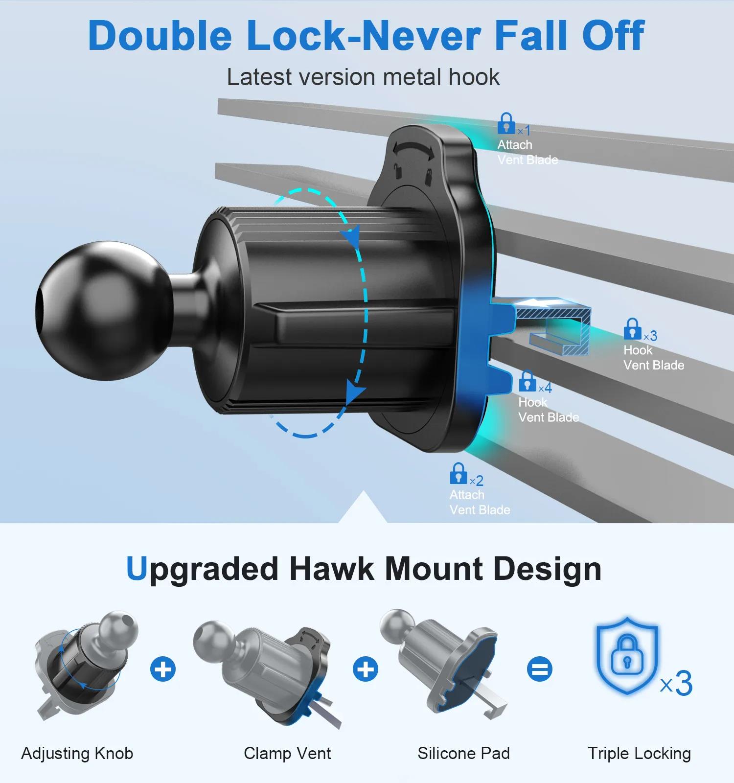 自動車電話ホルダーブラケットアクセサリーインテリア空気出口ベ - Tech Accessories For Car のレビューと価格