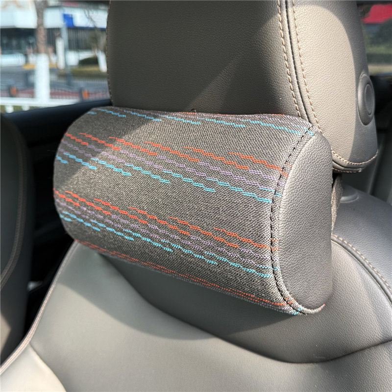 BMW e30-車のヘッドレスト,M-techストライプ生地 - Tech Accessories For Car のレビューと価格