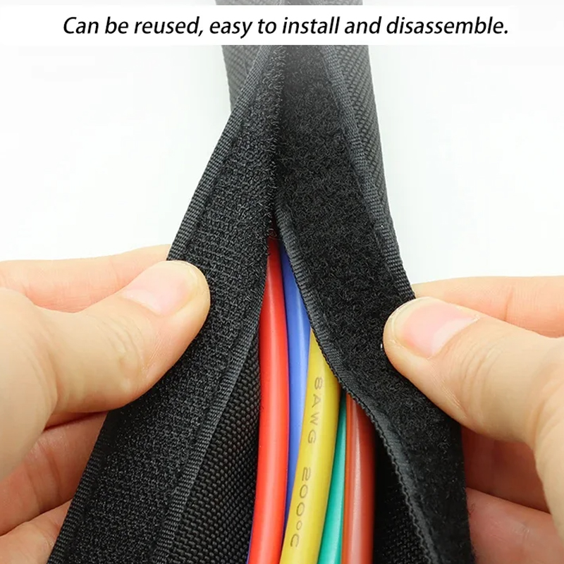 2 メートルナイロンハーネスシース管理ワイヤーラッププロテク - Cable Sleeve Neoprene のレビューと価格