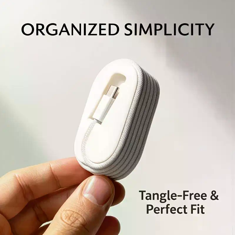 ポータブルケーブルワインダーオーガナイザー：デスクトップコー - Travel Cable Organizer のレビューと価格