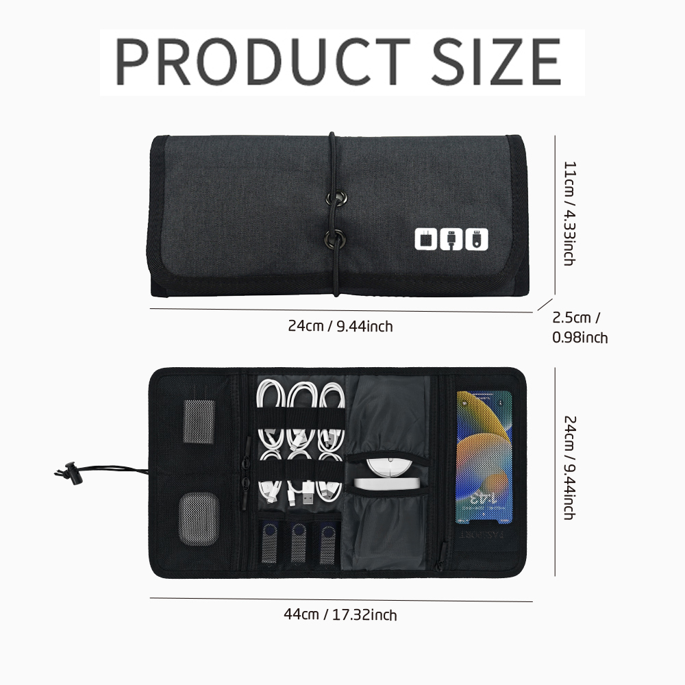 テックオーガナイザーバッグ ケーブル収納ケース トラベル電子 - Tech Accessories For Office のレビューと価格