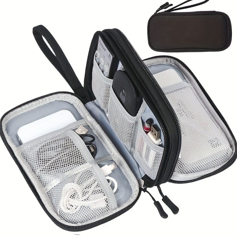 トラベルオーガナイザーバッグ、多ポケット収納ポーチ、トイレタ - Travel Cable Organizer のレビューと価格