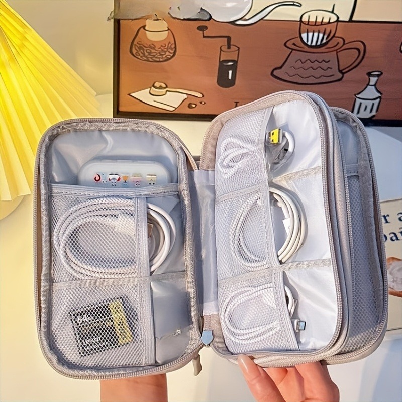 トラベルオーガナイザーバッグ、多ポケット収納ポーチ、トイレタ - Travel Cable Organizer のレビューと価格