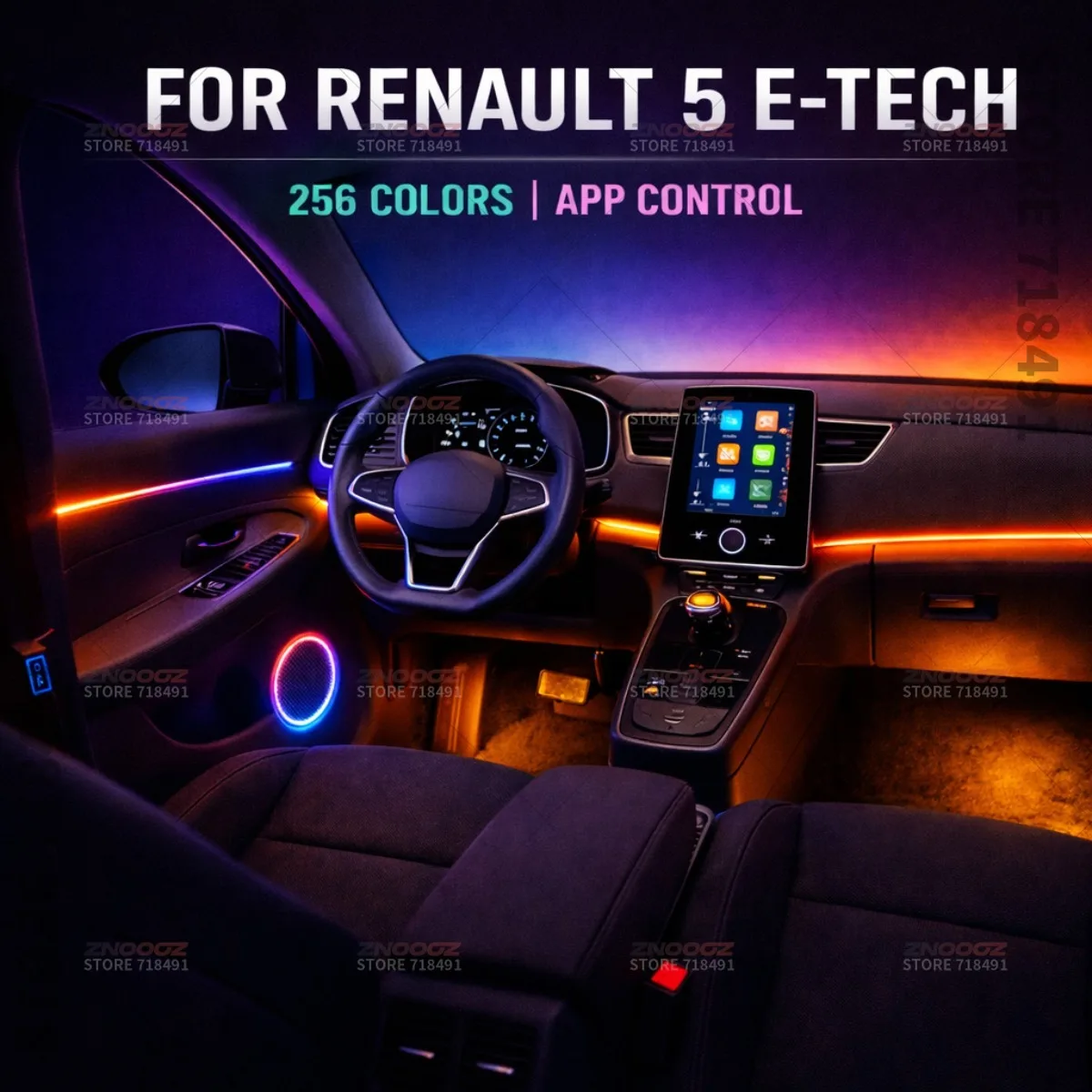 22in1 RGB車内アクリルアンビエントライト RGB隠し - Tech Lighting Accessories のレビューと価格