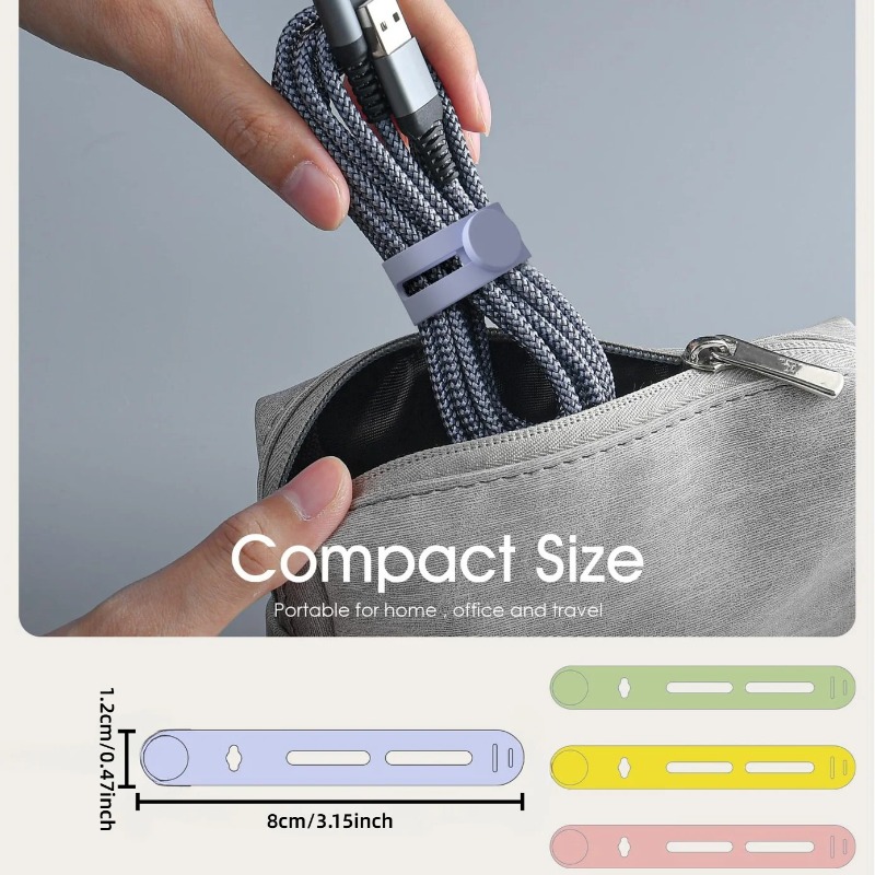 5/10個入り、携帯用ケーブルオーガナイザー、データケーブル - Travel Cable Organizer のレビューと価格