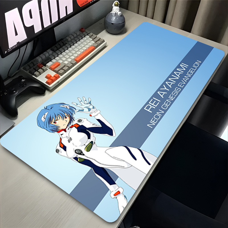マウスパッド XXL 大型かわいいアニメガール綾波レイマウス - Tech Accessories For Desk のレビューと価格