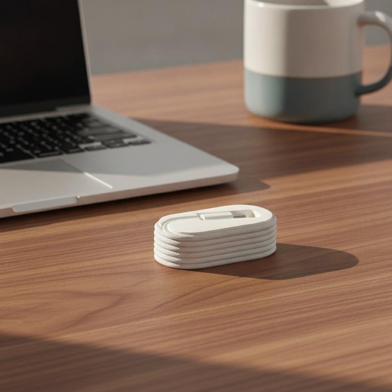 新しいポータブルケーブルワインダーオーガナイザー、デスクトッ - Travel Cable Organizer のレビューと価格