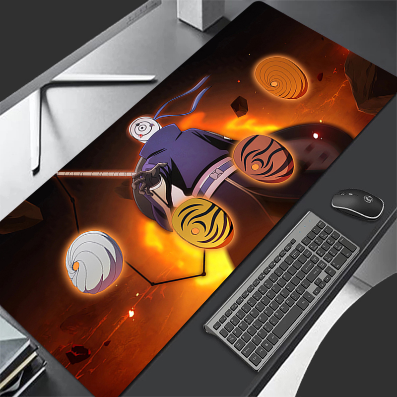 マウスパッドアニメカーペ大型ナルトうちはオビトPCゲーマーコ - Tech Accessories For Desk のレビューと価格