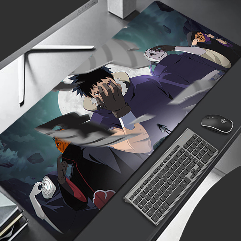 マウスパッドアニメカーペ大型ナルトうちはオビトPCゲーマーコ - Tech Accessories For Desk のレビューと価格