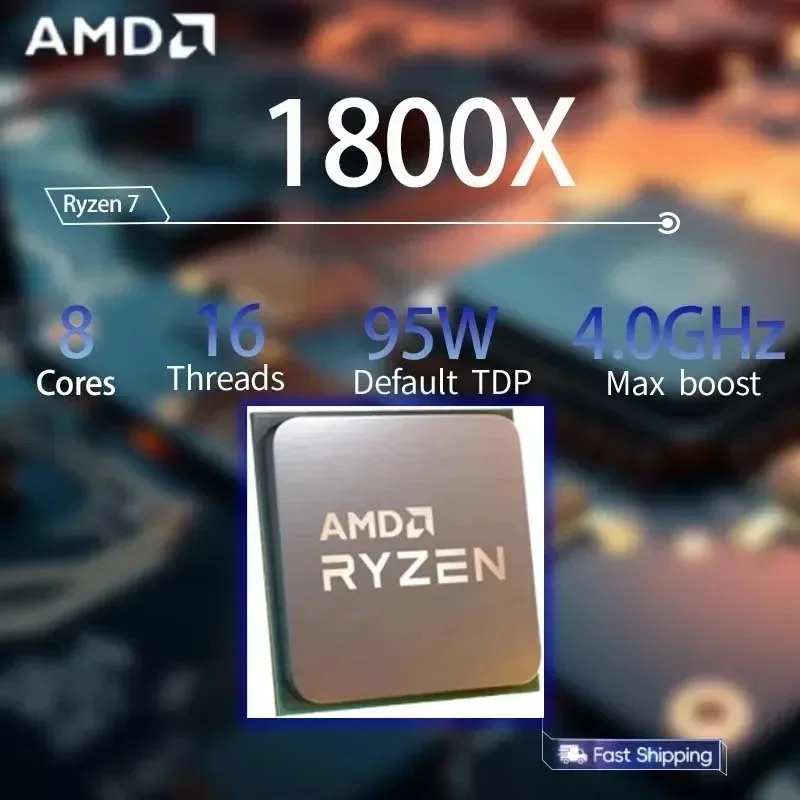 100%新品純正AMD Ryzen 7 1800Xプロセッサ - Amd Cpu Ryzen 7 のレビューと価格