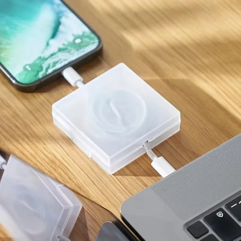 ポータブル透明ケーブルオーガナイザー コード管理 USBケー - Travel Cable Organizer のレビューと価格