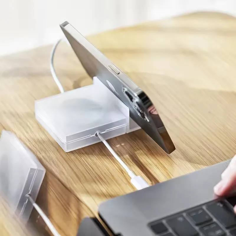 ポータブル透明ケーブルオーガナイザー コード管理 USBケー - Travel Cable Organizer のレビューと価格